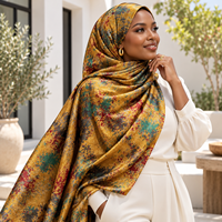 Foulard Hijab Long Imprimé en Gros pour Femmes Musulmanes – Châle de Couverture Tête Tendance au Design Personnalisé
