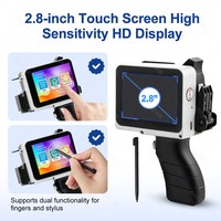 Imprimante jet d'encre portable commerciale de 12,7 mm / Codeur de date filaire haute vitesse non crypté de 600 dpi pour codes-barres et codes QR