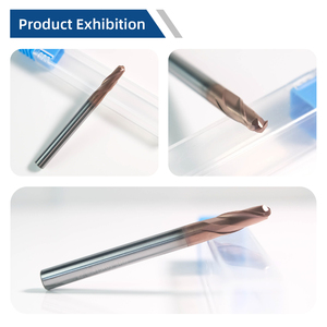 Chất lượng cao vonfram <span class=keywords><strong>CNC</strong></span> cắt công cụ bóng mũi cuối nhà máy cacbua phay cắt với altin & tin lớp phủ OEM & ODM hỗ trợ - Product Image 3