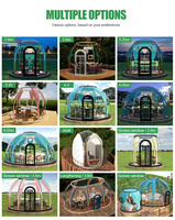 360 clair lumière intelligente hôtel bar club location PC Star Glamping Igloo dômes géodésiques maison dôme tente
