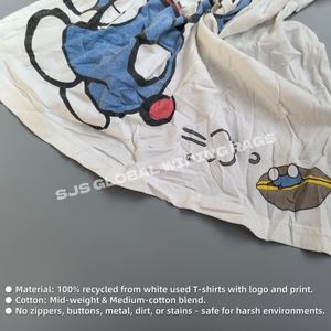 IMPA 232906 Trapos de Algodón de Alta Calidad de 1 lb, Blancos Impresos, Trapos Industriales 100% Algodón Blanco para Limpieza - Product Image 4