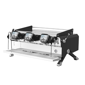 T&Z KT3-3 Cafetera Espresso Comercial Semiautomática de 3 Grupos con Garantía de 1 Año, Caldera Múltiple, Pre-KT3-3 Electrónica - Product Image 3