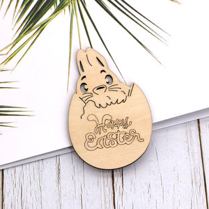 2024 Hot Sale <strong>Easter</strong> Bunny Decorations Wooden Rabbit Egg <strong>Ornaments</strong> for <strong>Easter</strong> Decor - Product Image 1