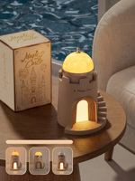 Lumière d'ambiance LED pour chambre à coucher, projection d'ondulations d'eau, lumière de nuit romantique moderne pour la décoration du salon
