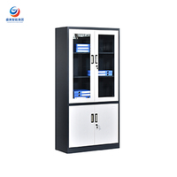 Armoire à dossiers métallique verticale industrielle à 3 tiroirs pour l'organisation des papiers de bureau