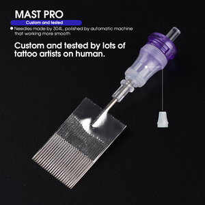 Aghi per Cartucce Tattoo Permanenti Mast Pro Magnum Super Large 1245RM 1245M 3.5mm/5mm Viola Sterilizzati al Gas EO 100% 10pz/scatola - Product Image 3