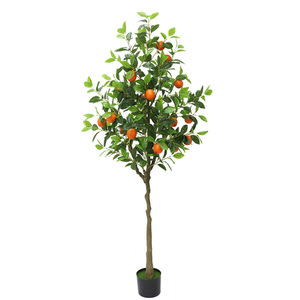Árvore de Laranjeira <span class=keywords><strong>Artificial</strong></span> de Plástico Ecológico Durável em Vaso para Interiores, de Chão, 150-180cm, Moderna, Resistente à Água, Páscoa - Product Image 5
