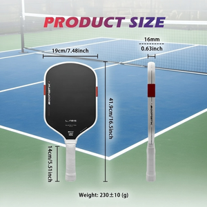 Raquette de pickleball Boomstick <span class=keywords><strong>Selkirk</strong></span> Toray T700 en fibre de carbone 16 mm Donguan Yiheng Paddle avec noyau en mousse pure haute densité pour les joueurs - Product Image 5