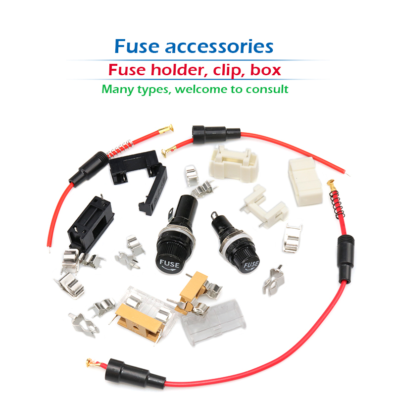 Предохранитель стеклянный предохранитель держатель 5X20/6*30 мм Предохранитель зажим крышки коробки с крышкой 0,75 плоский ремень линия BLX-A типа