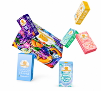 Cannamium Personnalisé 1g 2g Boîte de cartouches jetables tout-en-un avec emballage en papier gaufré pour chips de pommes de terre Packman