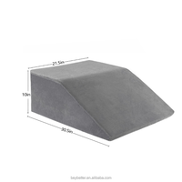 Oreiller en mousse d'élévation de jambe de haute qualité à bas prix pour le ronflement, la circulation, la grossesse, la sciatique, le repos des jambes
