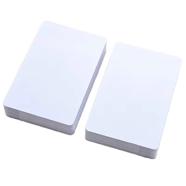 Blank PVC Card CR80 Standard Size White Plastic Card with MIFARE Classic 1K Chip ISO14443A Protocol for ID Card Printing