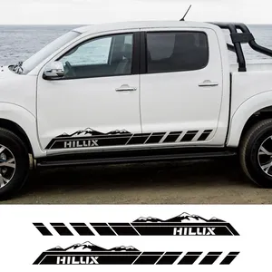 Adesivo <span class=keywords><strong>per</strong></span> portiera laterale del pick-up Toyota Hilux Vigo Revo SR, grafica <span class=keywords><strong>montagna</strong></span>, decorazioni, coperture, decalcomanie, accessori <span class=keywords><strong>auto</strong></span> - Product Image 2