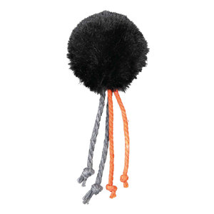 Balle en peluche avec clochette et ficelle 4 cm, jouet interactif pour animaux de compagnie - Product Image 2