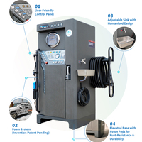 Machine de libre-service de lavage de voiture à haute pression équipement de nettoyage de bus libre-service à pièces/cartes