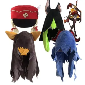 9 Phong Cách Trò Chơi Genshin Cosplay Wanderer Sang Trọng Hat Kawaii Dễ Thương Scaramouche Ganyu Tighnari Cyno Klee Cap Chuyển Động Hài Hước Anime Mũ