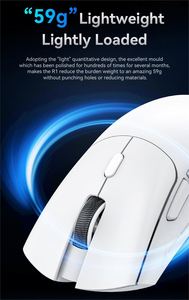 Ratón Inalámbrico X510 R1, Ligero, Paw3311, para Juegos Electrónicos, Computadora Portátil, Tres Modos, Bluetooth - Product Image 2