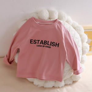 Ropa Interior Térmica de Poliéster para <span class=keywords><strong>Niños</strong></span> y Niñas, Camisetas de Manga Larga para Otoño/Invierno, Ropa Interior Informal de Color Sólido - Product Image 2