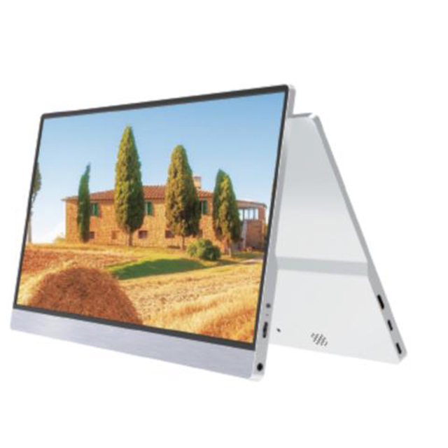 12.5 Inch Portable Monitor with Stand Cover Full HD H-DMI USB-C Plug Play for Laptop Switch PS5