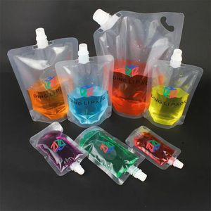 Bolsa con Boquilla de Alta Calidad, Ecológica, de 12 Onzas, Blanca, Reciclable, para Máquina de Envasado de Líquidos - Product Image 6