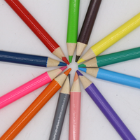 Ensemble de crayons de couleur de haute qualité, multicolores, 12 pièces, non toxiques, certifiés respectueux de l'environnement, pour la peinture sur bois des enfants