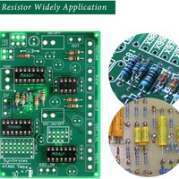 Pack de 800 résistances à film métallique + kit LED 5 mm, tolérance 1 %, composants électroniques 101M, fabriqués en Chine