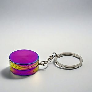 Accessoires pour fumeurs CN, porte-clés en gros, moulin à herbes manuel, moulin à tabac en métal zinc - Product Image 3