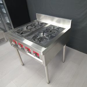 VICTORY Commercial en acier inoxydable Kwali Range 4 brûleurs à gaz SS Cuisinière spéciale pour autres fournitures d'hôtel et de restaurant - Product Image 6