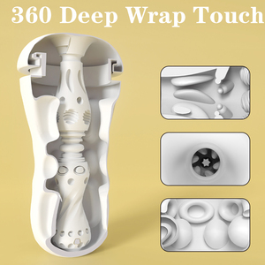 Vibrador Invisible para Taza de Café LIL Mermaid XHYS-S611 223g TPE, Juguete Sexual Masculino Manual, Diseño Realista, Seguro para Uso en Casa y Oficina - Product Image 3