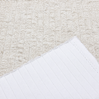 Tissu jacquard tricoté texturé, motif à rayures droites, idéal pour les manteaux et les sweats à capuche épais de style japonais et coréen, 440g