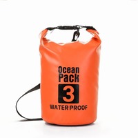 Tas kering PVC terlaris untuk penyimpanan olahraga luar ruangan tahan air untuk berenang memancing Drifting & mendaki di Laut & Pegunungan
