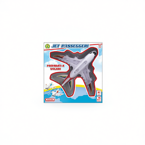 Jet Passeggeri Avión de pasajeros con luces y música de 26 cm para niños mayores de 3 años - Product Image 1