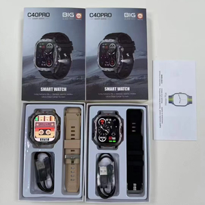 Mới Nhất Thiết Kế Ngoài Trời Smartwatch C40 Pro Không Thấm Nước Montre Connecte Thời Trang Relojes Thông Minh Đồng Hồ Với Đèn Pin Cho Nam Giới Phụ Nữ - Product Image 5