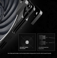 Thermalright TL-B14015 EXTREM 140 * 15mm delgado ventilador de la caja de la computadora para el rendimiento de la caja de la PC