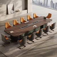 Table de bureau modulaire pliable moderne en acier inoxydable durable avec pieds en bois pour 12 personnes, idéale pour l'école, l'hôpital, la maison