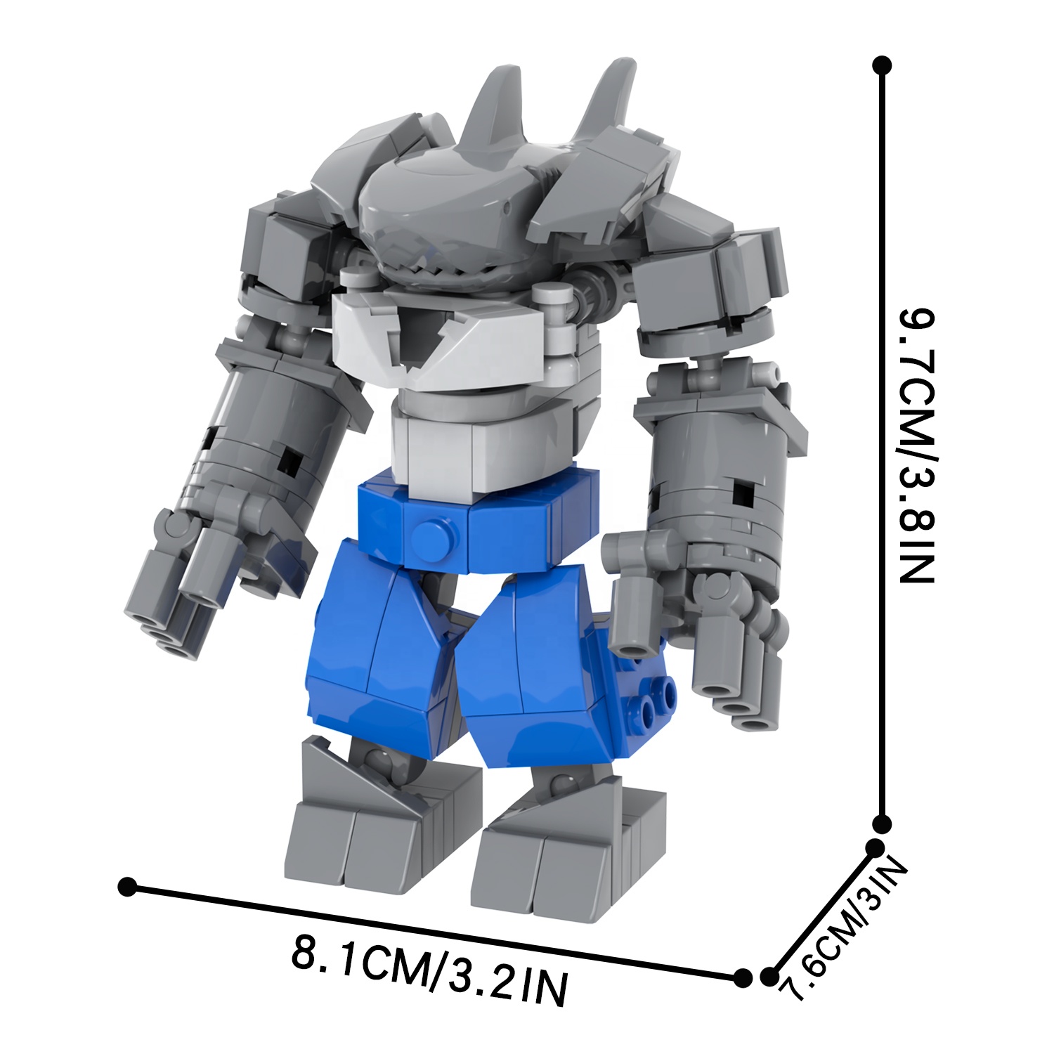 Build Your Dream Team with Super Heroes King Shark Mecha