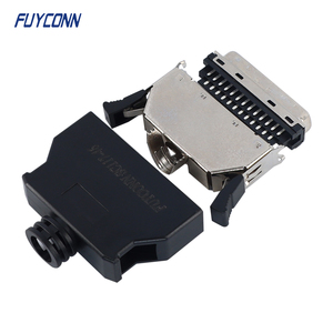 Conector <span class=keywords><strong>SCSI</strong></span> <span class=keywords><strong>de</strong></span> Montaje en Cable Recto <span class=keywords><strong>de</strong></span> 50 Pines Macho MDR Tipo Mini D con Carcasa <span class=keywords><strong>de</strong></span> Plástico Tipo Pestillo <span class=keywords><strong>de</strong></span> Tipo Soldadura con Paso <span class=keywords><strong>de</strong></span> 1.27 mm - Product Image 4