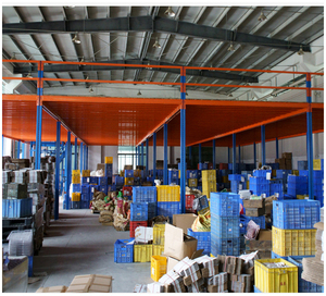 מפעל ייצור גורם ישיר סלילי מזנין מחסן מתלה ריצפת מזנין ריקת מוצרי משקל כבד - Product Image 6