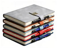 Cuaderno de Tapa Dura Personalizado al por Mayor con Logotipo, de Cuero PU y Tela, A5 B5, Diario, Agenda para Oficina, Escuela, Regalo, Papelería