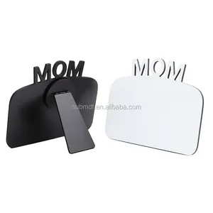 MDFSUB Free Sample Mom Picture Frame 15x18cm Mother's Day Sublimation Photo Frame Custom Blank Picture Frame