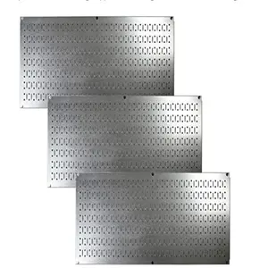 Металлическая панель, перфорированная панель для инструментов, демонстрационные стеллажи, матовая алюминиевая металлическая панель для инструментов