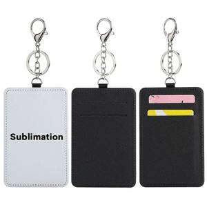 Porta Tarjetas de Crédito de Cuero PU Personalizado para Sublimación, Llavero con Porta Tarjetas, Estuche para Tarjetas, para Hombres y Mujeres - Product Image 2