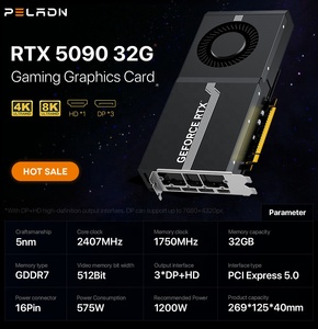 Carte graphique originale Geforce Rtx 5090 5090D 5080 5070Ti 5060Ti 5070 4090 4080 Super 4070 4060 Ti, chipset haute performance 5 nm - Product Image 6