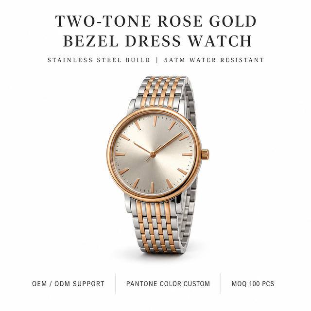 Gold Silver Minimal Men Watch Ultra Thin Sunburst Black Dial Stainless Steel Bracelet Business Daily Waterproof Dress Watch