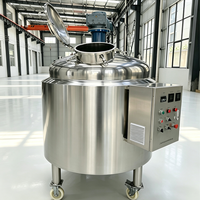 Réacteur de mélange à chauffage électrique à double enveloppe SUS304 SUS316L avec agitateur, cuve de réaction chimique, volume personnalisé 50L-5000L