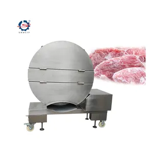 High capacity pork beef meat slicing machine frozen meat planer