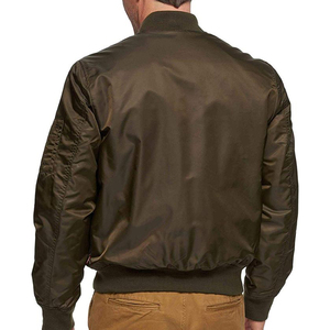 Conception personnalisée Prix Usine Meilleur Vente Taille Différente Hommes Bomber Veste - Product Image 2
