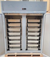 Congélateur vertical commercial de 1400 L pour hôtel, restaurant, cuisine, en acier inoxydable, avec bacs GN1/1