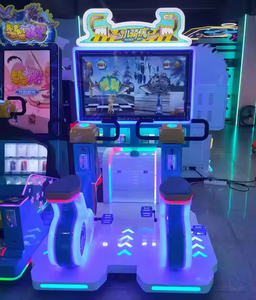 Children's Indoor Coin-Operated <b>Bicycle</b> Simulator Racing Arcade Game Machine Metal & Plastic English 2 Players 1 Year Warranty - Product Image 3