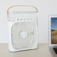 En ligne Vente chaude Nouveautés Bureau Humidificateur Refroidisseur Ventilateur Mini Climatiseur Portable Refroidisseur D'air Pulvérisation Eau Brouillard Ventilateur